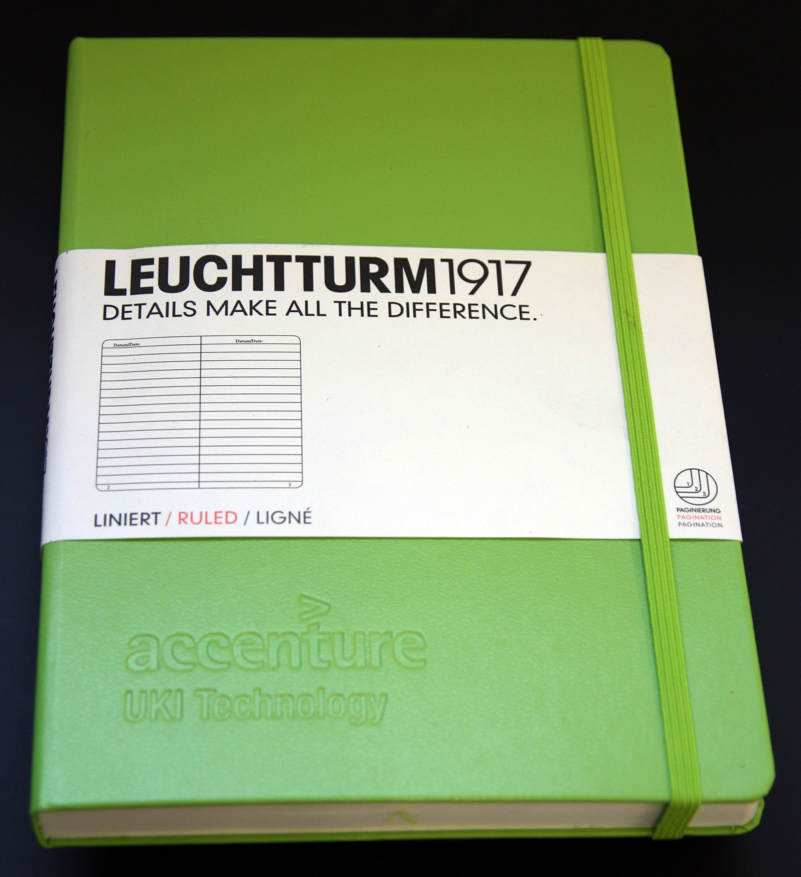 Large image for Leuchtturm Lime Green Notebook 